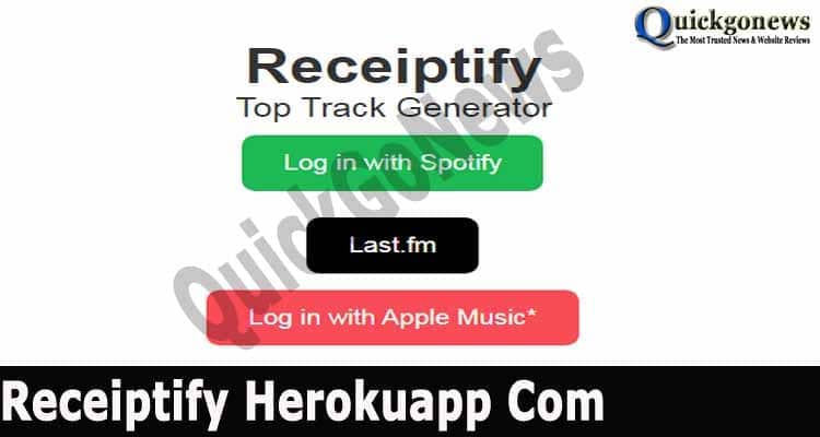 receiptify spotify herokuapp